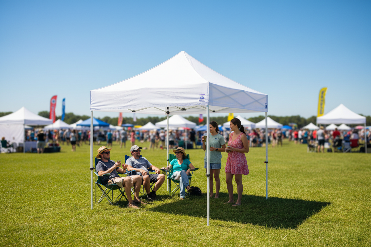 Beat the Heat: Why an E-Z UP® Gazebo is Essential During a Heatwave