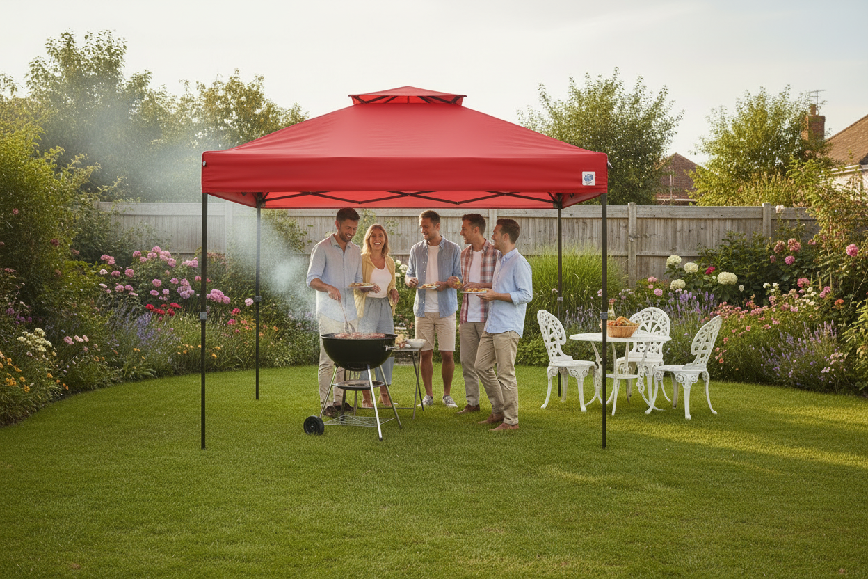 E-Z UP® Patriot One-Up™ Vented Canopy Gazebo