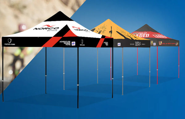 Branded Gazebo for Motorsports: Durable Shelter That Makes an Impression