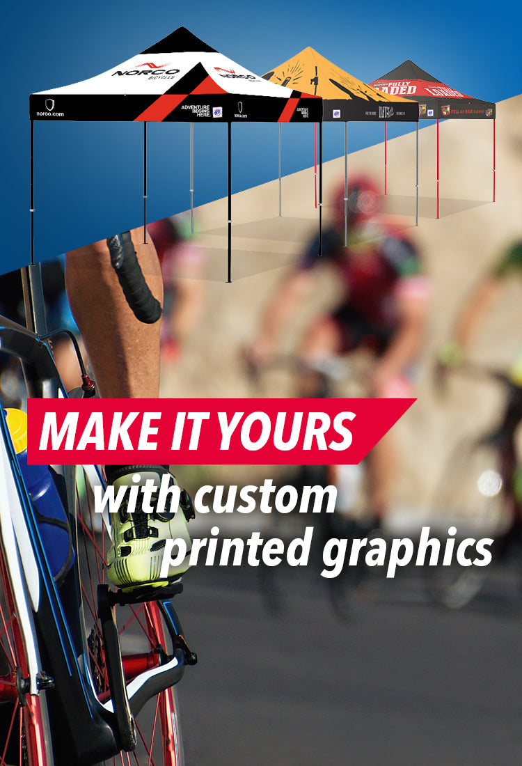 Make it yours with custom printed graphics
