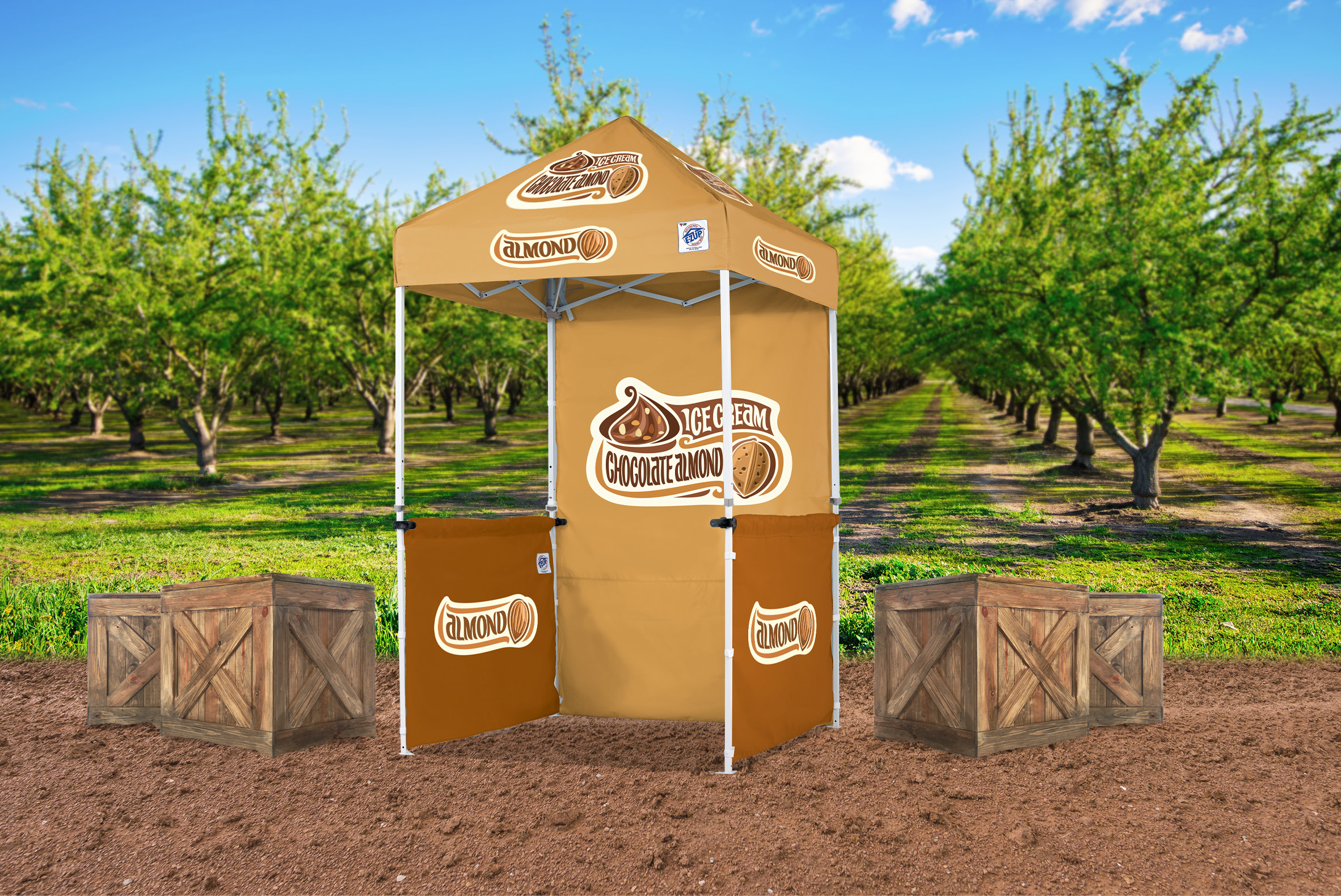 E-Z UP® Vue™ Gazebo Shelter 1.5m x 1.5m