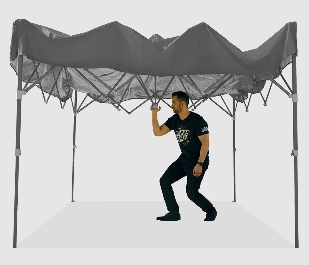 E-Z UP® Patriot One-Up™ Vented Canopy Gazebo